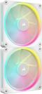 Corsair iCUE LINK LX140 RGB - Ventilator - 140mm - Wit (2 stuks)