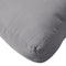 vidaXL - Palletkussen - 70x70x12 - cm - stof - grijs