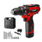 Casals csc1205bc - Schroefboormachine - 12 V - Zwart/Rood
