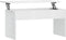 vidaXL - Salontafel - 102x50,5x52,5 - cm - bewerkt - hout - hoogglans - wit