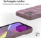 iMoshion Hoesje Geschikt voor iPhone 14 Hoesje Siliconen - iMoshion EasyGrip Backcover - Paars