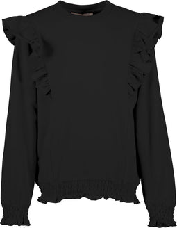 Cars Jeans Lizz - Meisjes Trui - Ronde hals met ruffles - Maat 152
