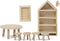 Lundby poppenhuis Houten poppenhuismeubels DIY - eetkamer