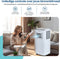 Gologi 3-in-1 Mobiele Airco - Aircooler met Wifi en App - 9.000 BTU/h - Inclusief Raamafdichtingskit en Afstandsbediening - Wit