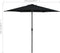 vidaXL - Parasol - met - aluminium - paal - 270x246 - cm - zwart