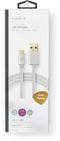 Nedis CCTB60600AL10 - USB A naar USB type-C Kabel - 100cm - Aluminium