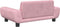 vidaXL Kinderbank 70x45x33 cm fluweel roze