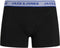 JACK&JONES JACCARL - Boxershorts 3-pack - Zwart (3-pack)