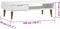 vidaXL - Salontafel - MOLDE - 100x55x31 - cm - massief - grenenhout - wit