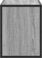 vidaXL - Tv-meubel - 60x31x39,5 - cm - bewerkt - hout - metaal - grijs - sonoma - eiken