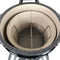 Grill Guru Large Elite - Kamado barbecue - Chipfeeder en multi-level cooking - Zwart