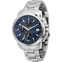 Maserati - Heren Horloge Successo Solar R8873645004 - Zilver