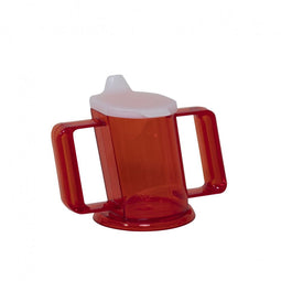 Able2 HandyCup - Beker met deksel - Schuin ontwerp - Rood