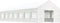 vidaXL - Prieel - met - dak - 15,61x4,08x3,22 - m - polyetheen - wit
