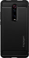 Spigen Rugged Armor - Back Cover - TPU - Xiaomi Mi 9T / Mi 9T Pro - Zwart