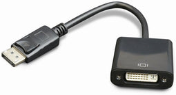 Gembird A-DPM-DVIF-002 - DisplayPort naar DVI adapterkabel - 10 cm - Zwart