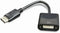 Gembird A-DPM-DVIF-002 - DisplayPort naar DVI adapterkabel - 10 cm - Zwart