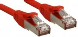 LINDY 45622 RJ45 Netwerkkabel, patchkabel CAT 6 SF/UTP 1.00 m Rood 1 stuk(s)