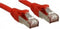 LINDY 45622 RJ45 Netwerkkabel, patchkabel CAT 6 SF/UTP 1.00 m Rood 1 stuk(s)