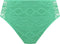 Freya Sundance - High Waist Bikini Brief - Gehaakte overlay - Groen