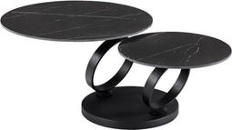 Salontafel Carbonado rond Sintered stone 80 cm