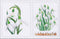 Thea Gouverneur - Borduurpakket met telpatroon - 446A - Voorgesorteerde DMC Garens - Sneeuwklokjes - Aida - 34 cm x 22 cm - DIY Kit