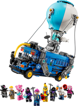 LEGO Fortnite - Battle Bus - 954 steentjes - 9 minifiguren