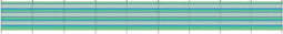 Yello Windscherm 10 Palen 120 X 610 Cm Groen/blauw