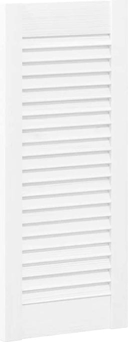 vidaXL - Kastdeur - louvre - design - 69x29,5 - cm - wit