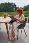Hartman Sophie Elegance tuinstoel - armleuningen - donkergroen - set van 2 (2 stuks)