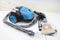 Bestron ABG450BSE - Stofzuiger met zak - 3 stofzuigerzakken en HEPA-filter - Blauw