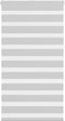 vidaXL - Zebra - rolgordijn - 90x150 - cm - stofbreedte - 85,9 - cm - lichtgrijs