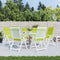 vidaXL - Stoelkussens - 6 - st - hoge - rug - oxford - stof - heldergroen