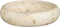 Mica Decorations Finnos - Schaal - Marmer - Beige - H6 x Ø25 cm