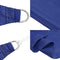 vidaXL - Zonnezeil - 160 - g/m² - rechthoekig - 3,5x4,5 - m - HDPE - blauw