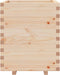 vidaXL - Plantenbak - 60x60x72,5 - cm - massief - grenenhout