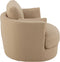 J-Line loungestoel Swiv - hout/textiel - beige