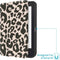 imoshion E-reader Hoesje - Geschikt voor Kobo Clara 2E, Tolino Shine 4 - Design Slim Soft Case Sleepcover Bookcase - Leopard