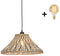 GOOD&MOJO Hanglamp Tahiti - Bamboe/Zwart - Ø45cm - Modern - Hanglampen Eetkamer, Slaapkamer, Woonkamer