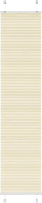 vidaXL - Plissé - rolgordijn - 45x200 - cm - stofbreedte - 44,4 - cm - polyester - crème