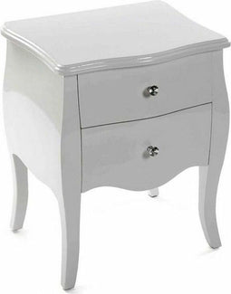 Nachtkastje Versa Cagliari Wit 39 x 60 x 50 cm