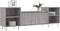 vidaXL - Tv-meubel - 160x35x55 - cm - bewerkt - hout - grijs - sonoma - eikenkleurig