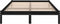 vidaXL - Bedframe - massief - grenenhout - zwart - 160x200 - cm