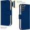 Accezz Samsung Galaxy S21 FE - Wallet Softcase Bookcase - 3 Pashouders - Donkerblauw
