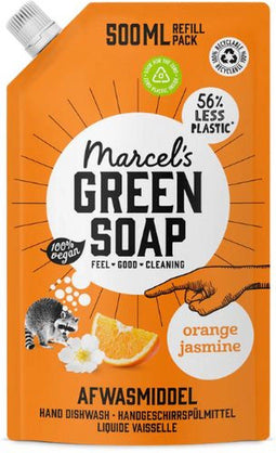 Refill - Afwasmiddel - Sinaasappel & Jasmijn - 500ML