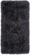 CIDE - Shaggy vloerkleed - Zwart - 80 x 150 cm - Polyester