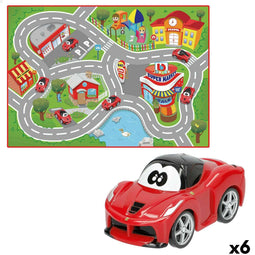 Playset Ferrari 100 x 0,1 x 70 cm 6 Stuks