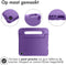 iMoshion Samsung Galaxy Tab A7 Lite - Kidsproof Backcover met handvat - Paars