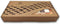 Klassiek Backgammon rosé bordspel - Tavla - Grote Maat XXL 48cm - Met schaakbord - Koffer met magnetische sluiting