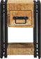 vidaXL - Nachtkastjes - 2 - stuks - 40x40x40 - cm - Massief - Mangohout